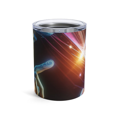 "Realmscape : An Infinite Virtual Odyssey" - The Alien Tumbler 10oz Art de réalité virtuelle