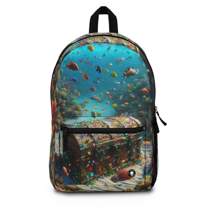 "Jeweled Depths: Discover the Hidden Treasure" - The Alien Backpack