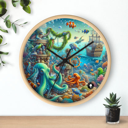 "Underwater Fiesta" - L'horloge murale extraterrestre