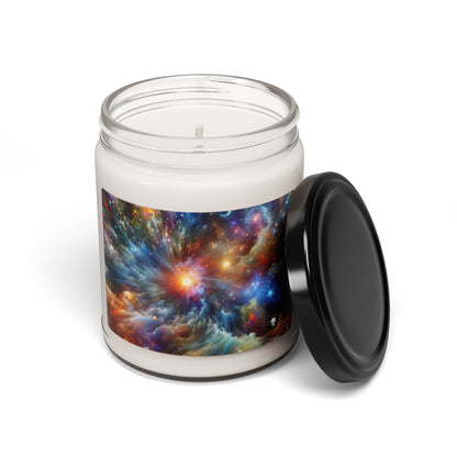 "Galactic Creation: A Kaleidoscope of Cosmic Wonder" - The Alien Scented Soy Candle 9oz