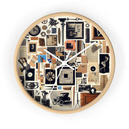 "Chaos in Modernity: A Journey to Meaning" - The Alien Wall Clock Dadaism