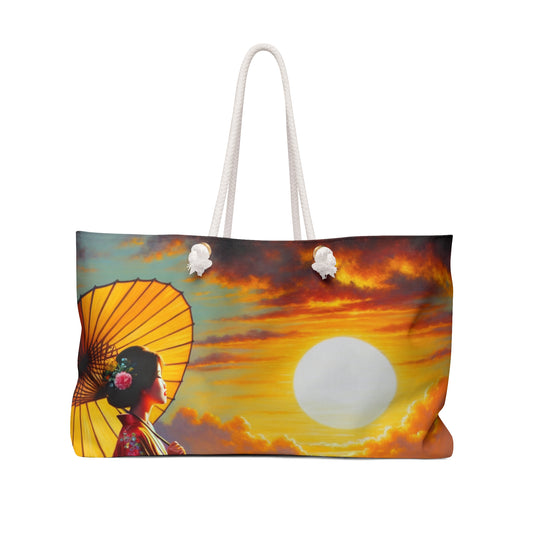 "Golden Reflections" - The Alien Weekender Bag Impressionism Style
