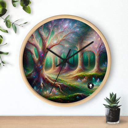 "Crystal Forest Fantasia" - L'horloge murale extraterrestre