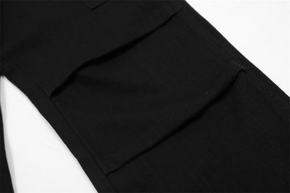 Pantalon décontracté droit imprimé lettre pour homme