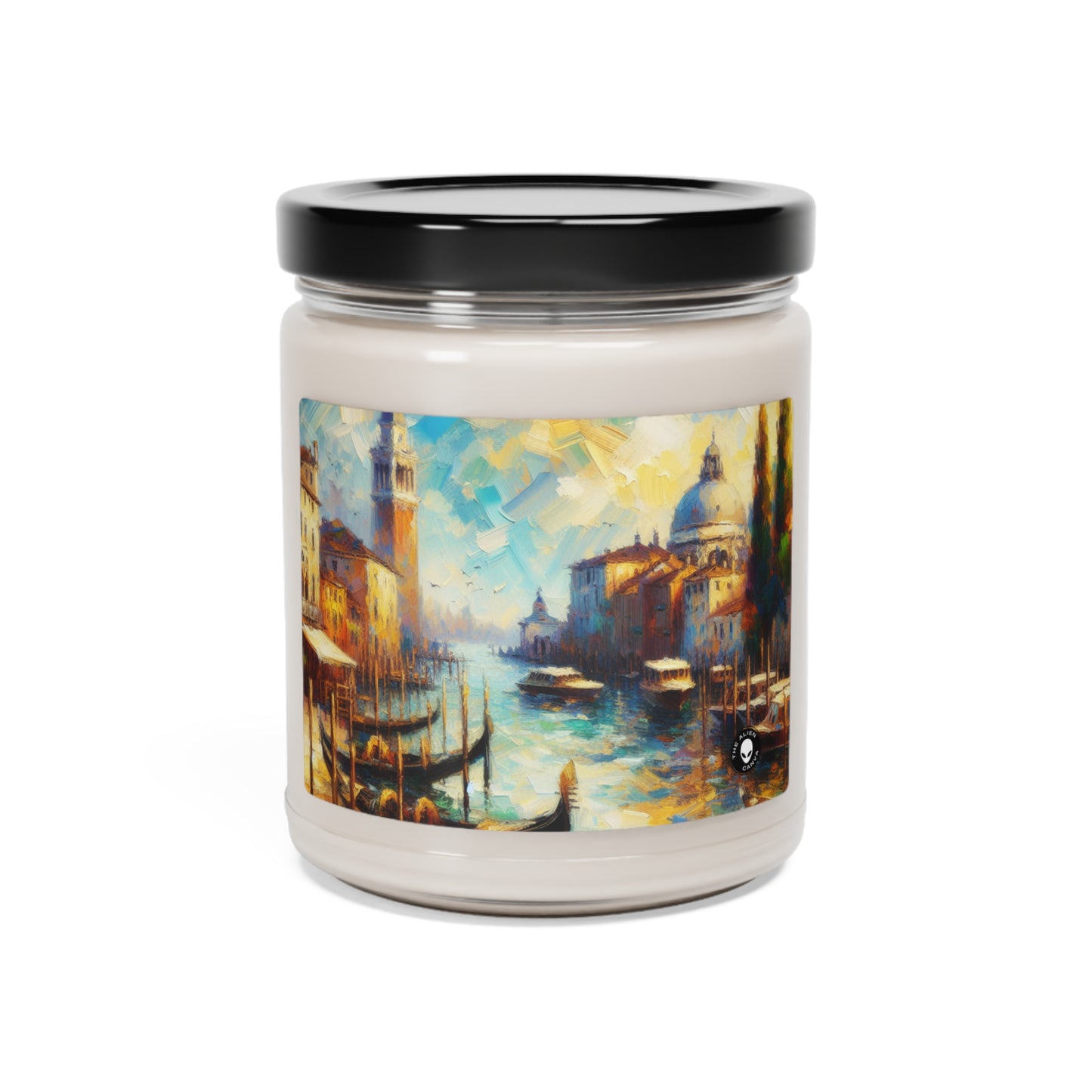 "Serenity in the City: Capturing the Golden Hour" - The Alien Scented Soy Candle 9oz Impressionism