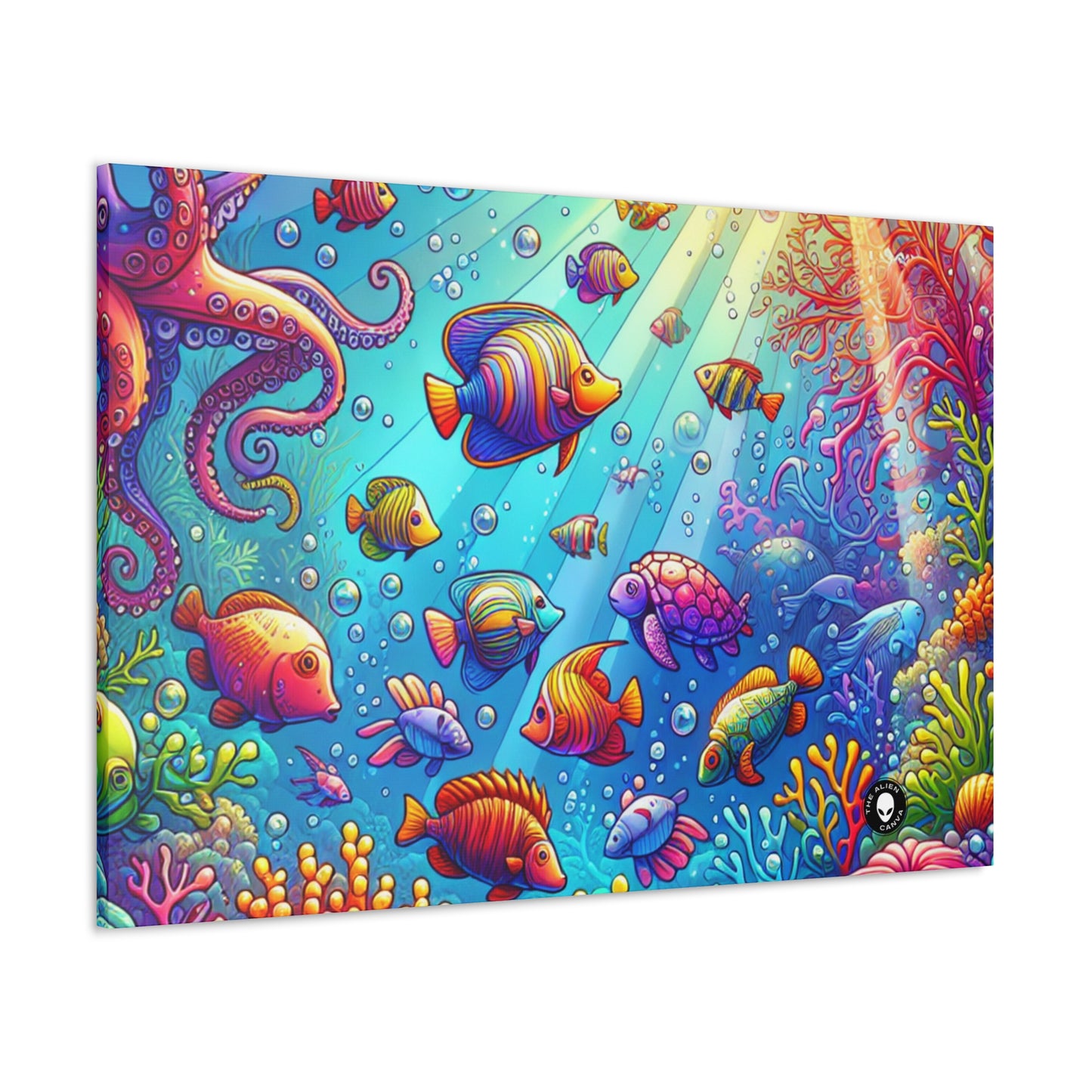 "Seaside Soiree: A Dance Party Under the Sea" - The Alien Canva