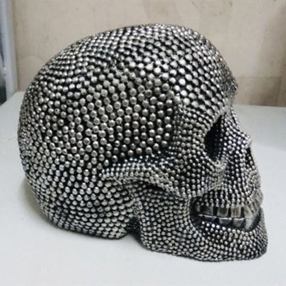 Adornos de personalidad con artesanías de calaveras de resina para decoración de Halloween