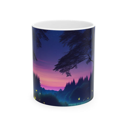 Taza de cerámica de 11 oz "Twilight Serenity: Firefly Dance" - The Alien