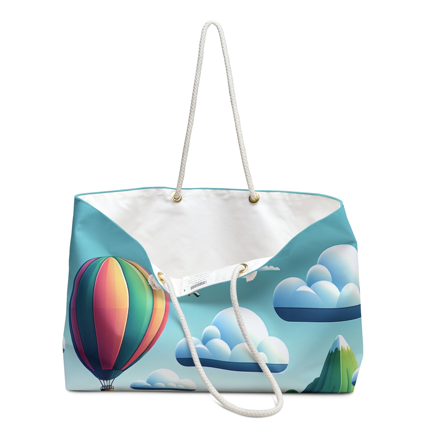 "Tranquil Skies: Hot Air Balloon Adventure" - La bolsa de viaje extraterrestre