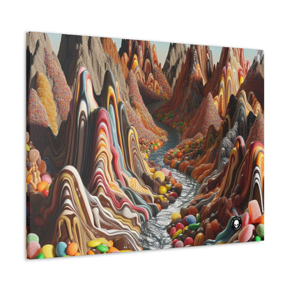 "Candyland: A Sweet Surrealistic Landscape" - The Alien Canva