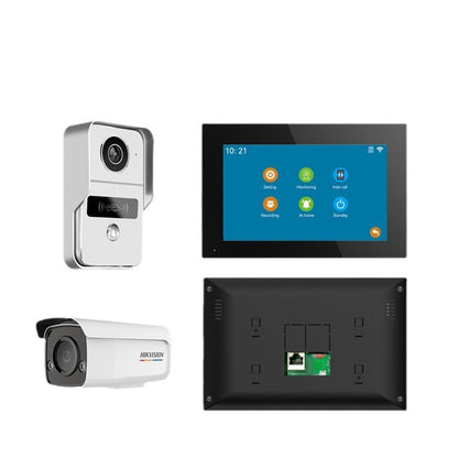 Video Intercom Doorbell 1v2 Real-time Monitoring Wireless Network Intelligent Intercom System Doorbell