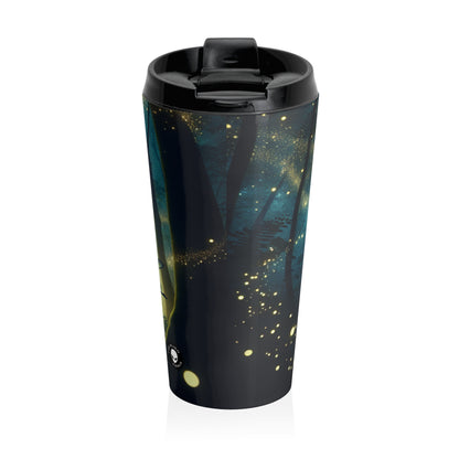 "Enchanted Forest: Firefly Dance" - The Alien Stainless Steel Travel Mug