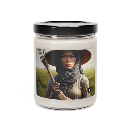 "Farmer in the Fields: A Weathered Reflection" - The Alien Scented Soy Candle 9oz Realism