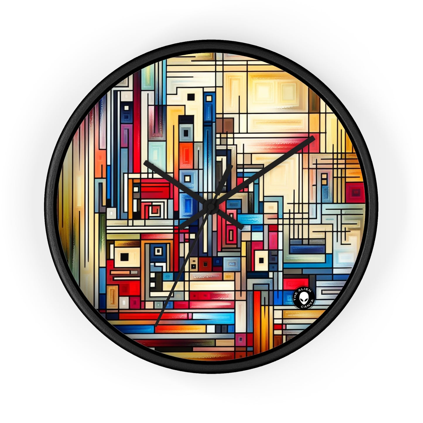 "Urban Symmetry: A Precisionist Perspective" - The Alien Wall Clock Precisionism