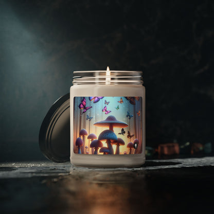 "Twilight Forest: Fluttering Butterflies and Towering Mushrooms" - The Alien Scented Soy Candle 9oz