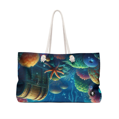 "Beneath the Waves: A Hidden Treasure" - The Alien Weekender Bag