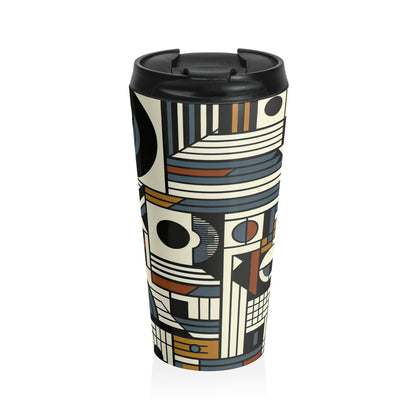 "Urban Elegance: A Concrete Art Exploration" - The Alien Stainless Steel Travel Mug Concrete Art