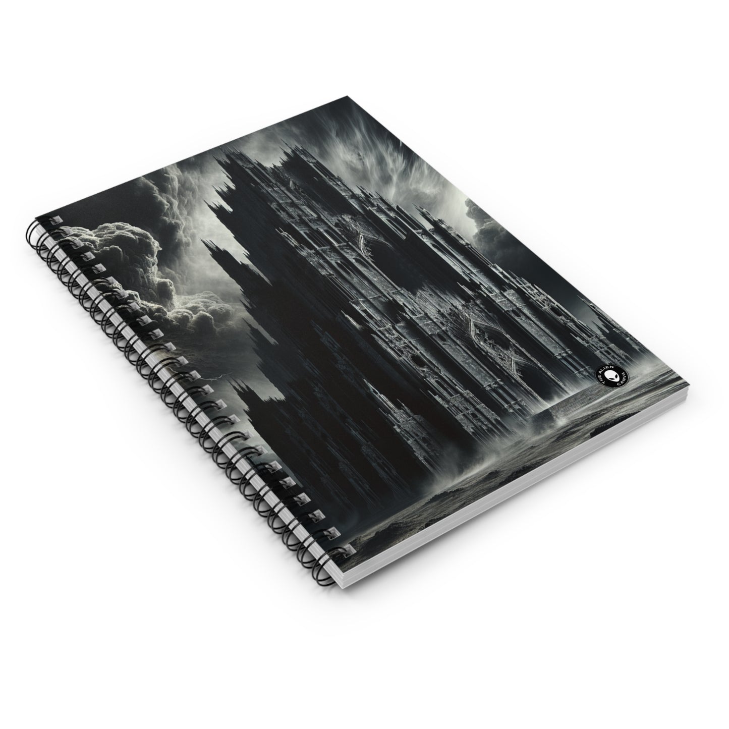 "Sauron's Shadow Tower" - The Alien Spiral Notebook (Ruled Line)