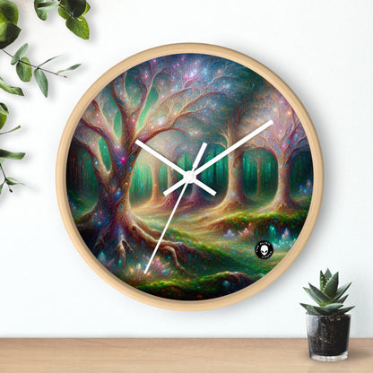 "Crystal Forest Fantasia" - L'horloge murale extraterrestre