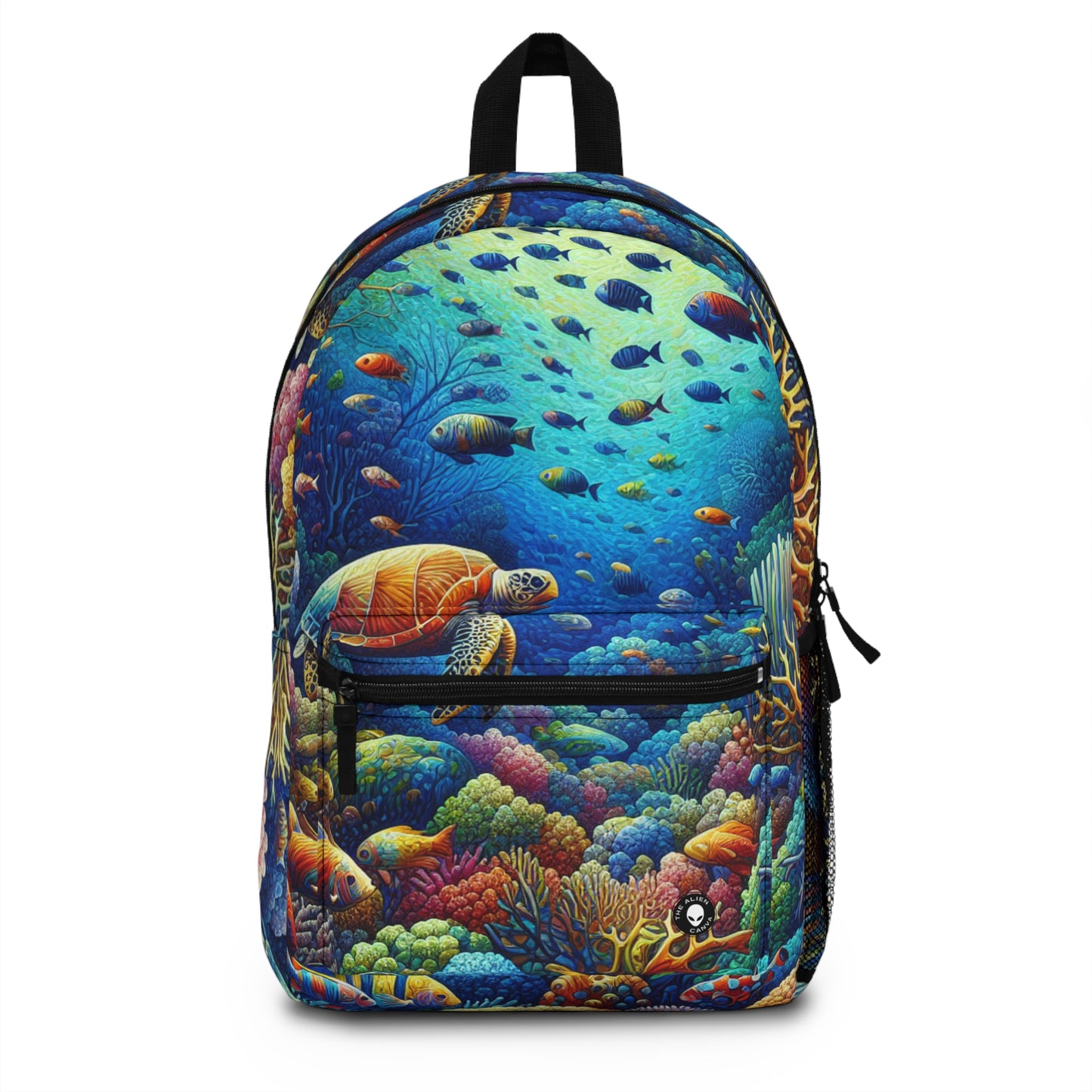 "Marine Paradise: Colorful Coral Reef Wildlife" - The Alien Backpack