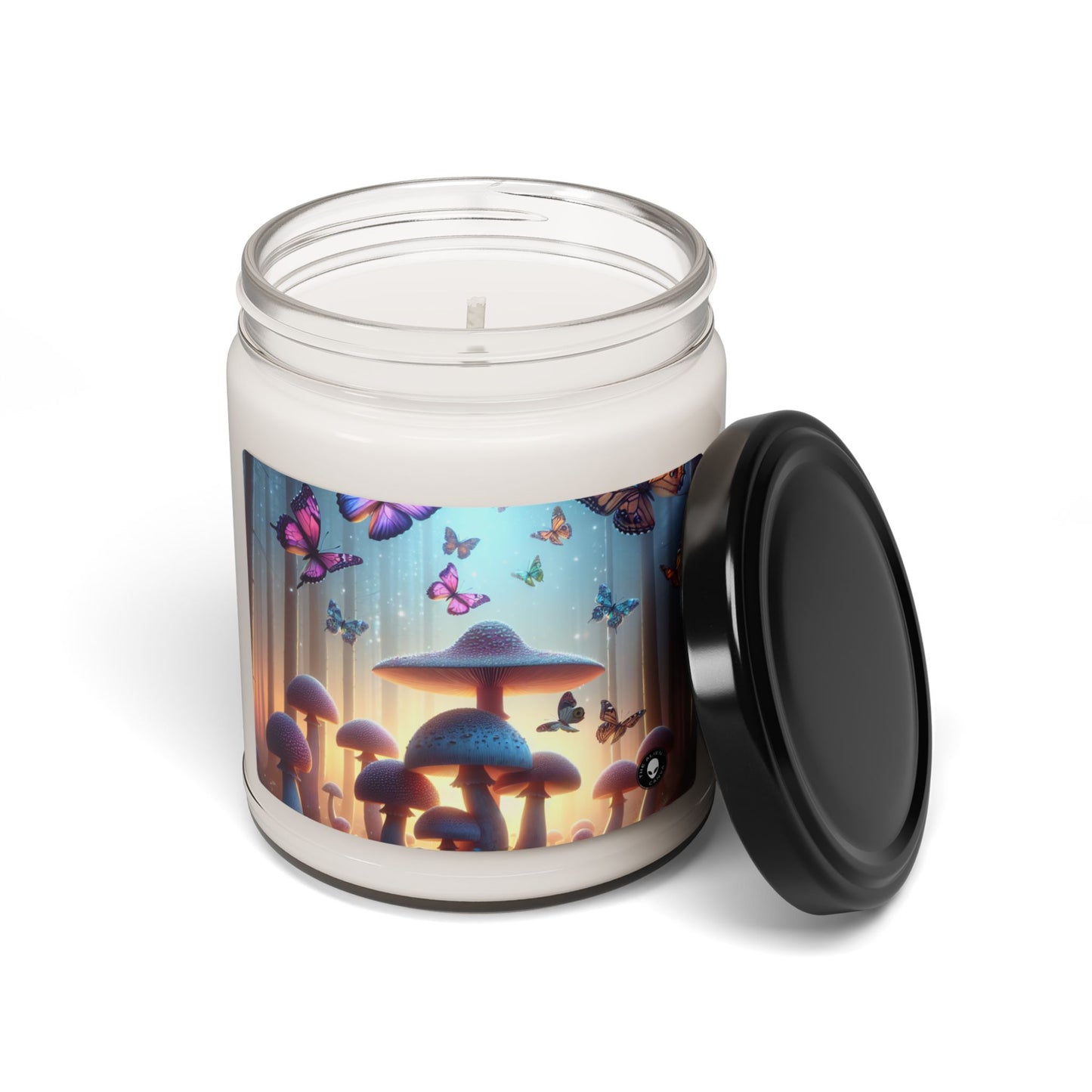 "Twilight Forest: Fluttering Butterflies and Towering Mushrooms" - The Alien Scented Soy Candle 9oz