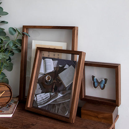 Solid wood simple photo frame