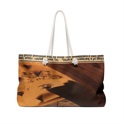 "Uprising in the Outback" - El bolso Alien Weekender estilo surrealista