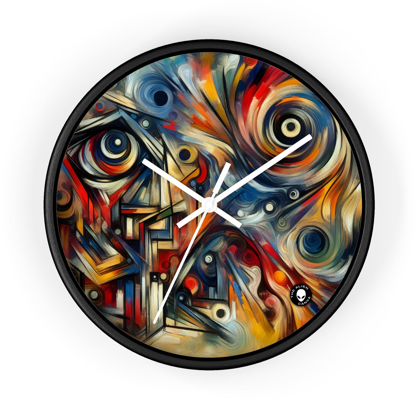 "Tempestuous Majesty" - The Alien Wall Clock Expressionism