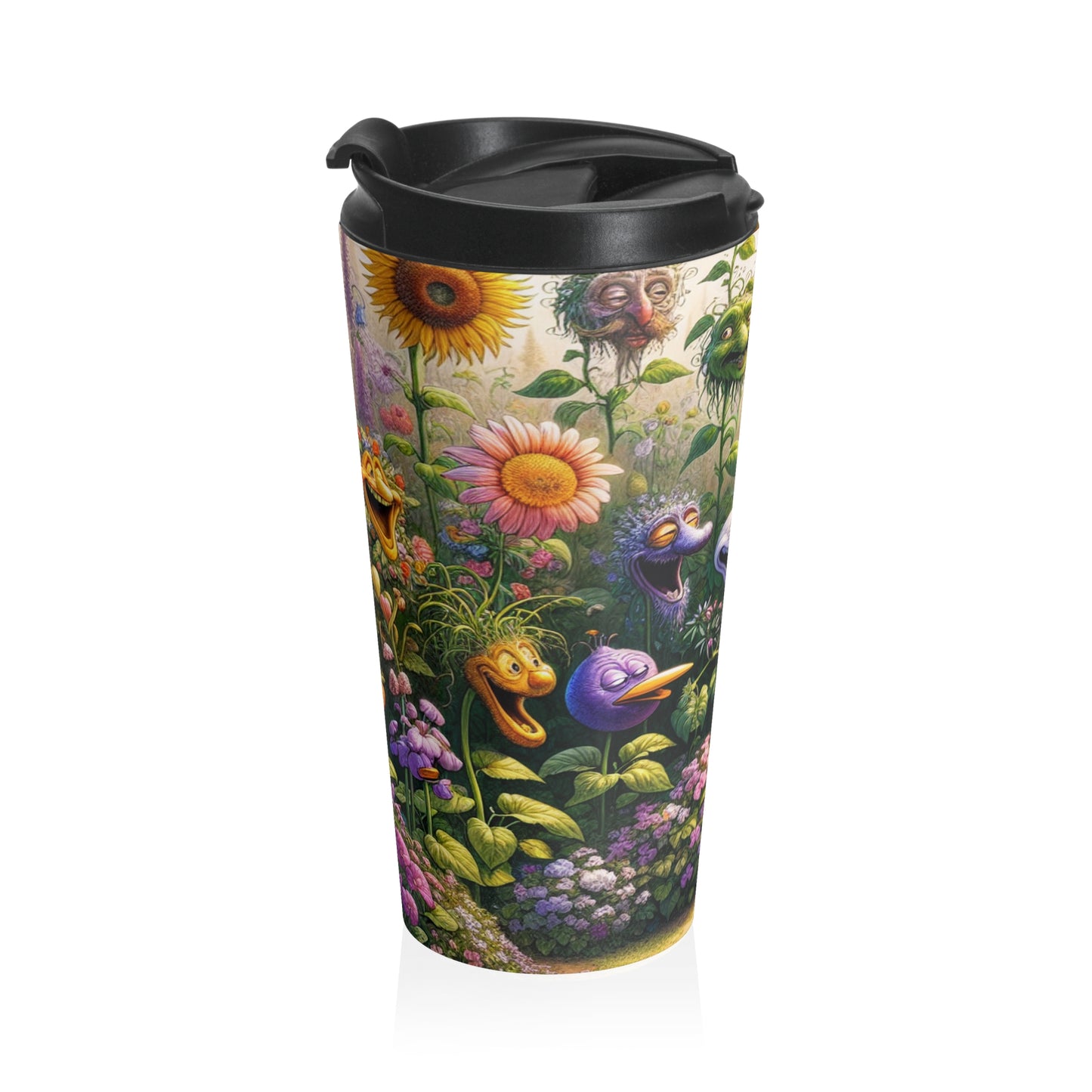 "The Talking Garden" - The Alien Stainless Steel Travel Mug