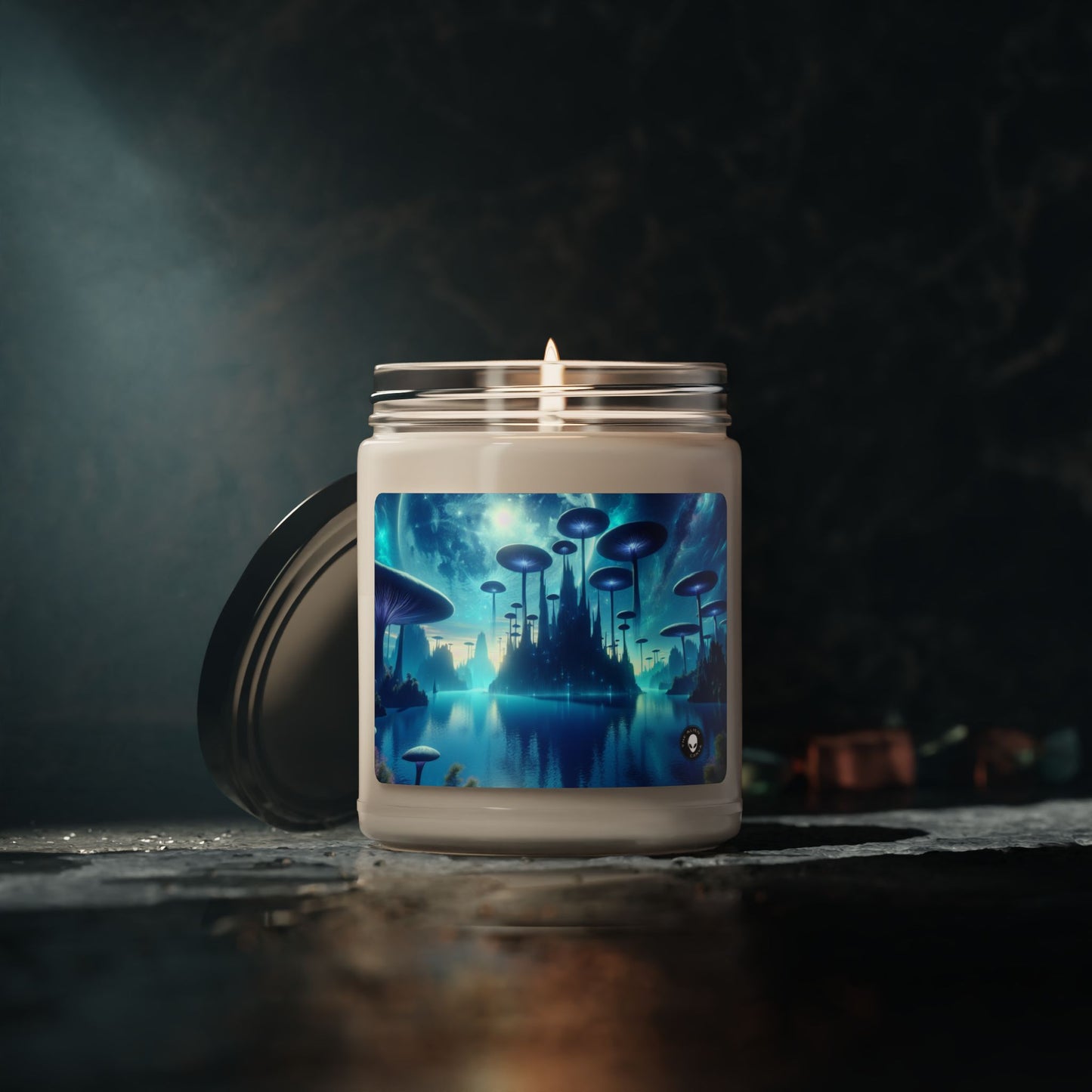 "Moonlit Mushroom Lake" - The Alien Scented Soy Candle 9oz