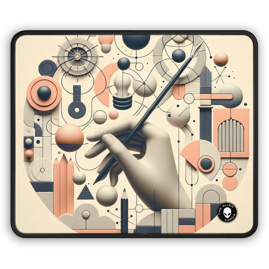 "Fusión tecnología-naturaleza: una exploración artística" - The Alien Gaming Mouse Pad Arte conceptual