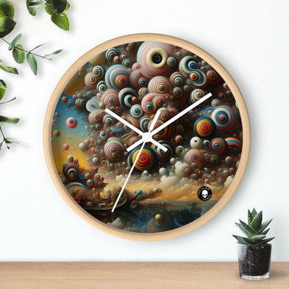 "Dreamscape Sojourn" - The Alien Wall Clock Surrealism