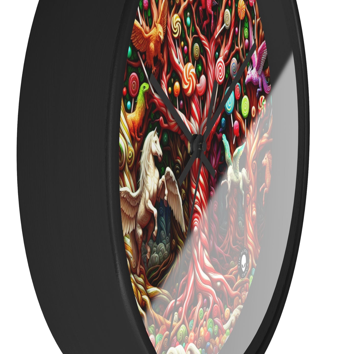 "Sweet Forest Whimsy" - The Alien Wall Clock