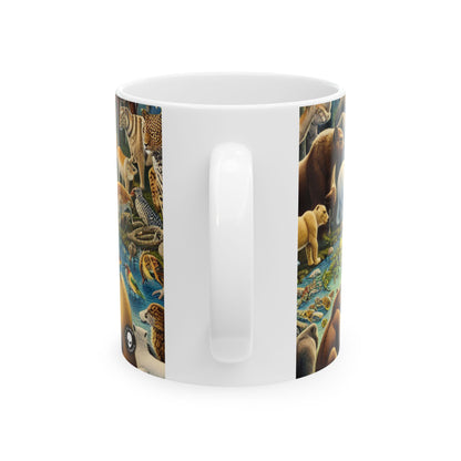 "United Wildlife: Guardianes de Gaia" - Taza de cerámica The Alien 11oz