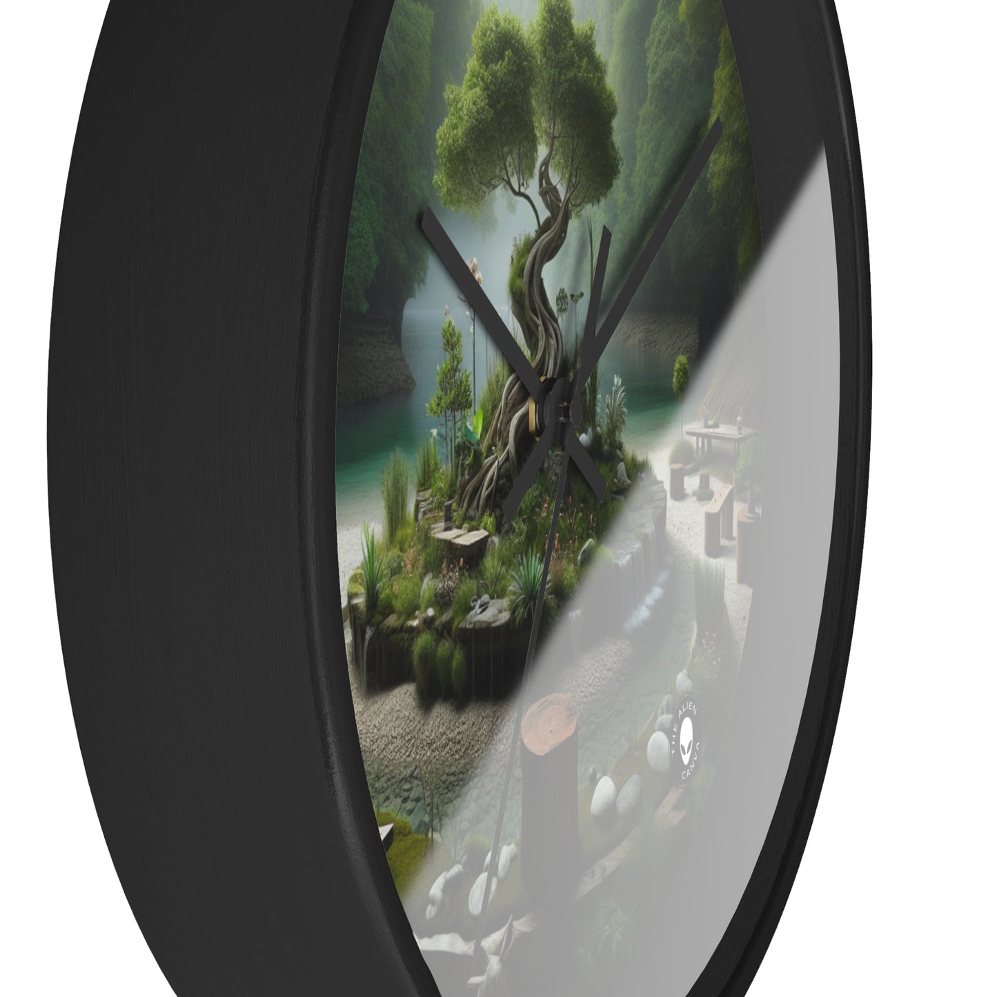 "Renewal Recycled: An Interactive Environmental Sculpture" - The Alien Wall Clock Environmental Sculpture