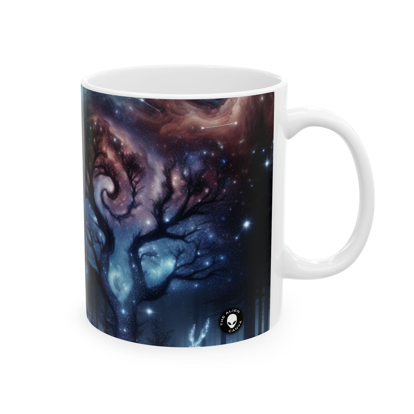 Tasse en céramique « Galactic Oasis » – The Alien – 11 oz