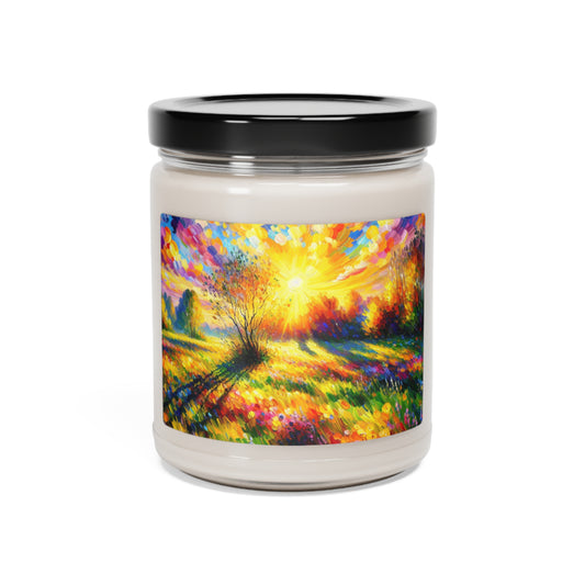 "Vibrant Springtime Sky" - The Alien Scented Soy Candle 9oz Fauvism Style