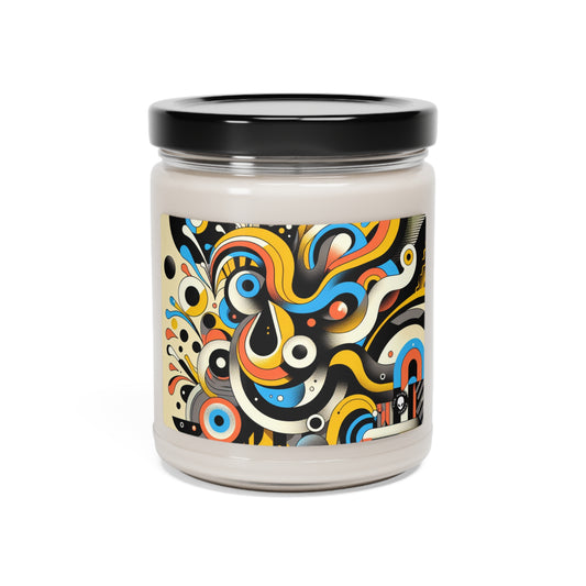 "Dada Fusion: A Whimsical Chaos of Everyday Objects" - The Alien Scented Soy Candle 9oz Neo-Dada
