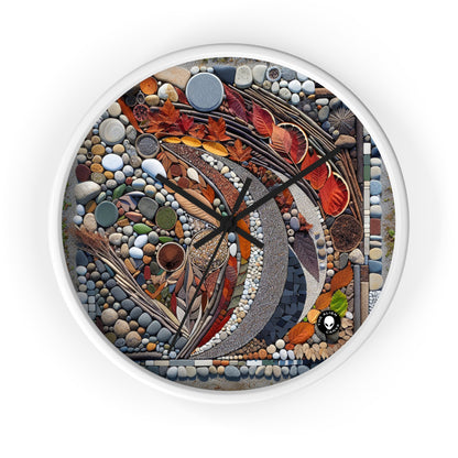 "Nature's Urban Canvas" - The Alien Wall Clock Land Art