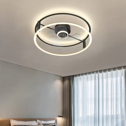 Modern Simple Ceiling Electric Fan Lamp