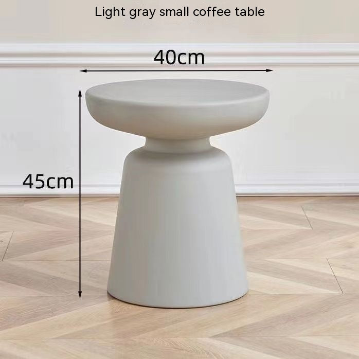 Mushroom Stool Plastic Minimalist Table Small Coffee Table Bedside Small Table