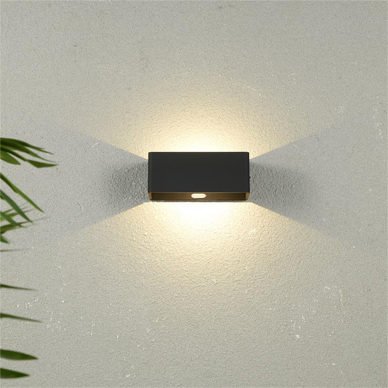 Lámpara de pared LED inalámbrica con carga USB