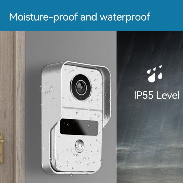 Videoportero timbre 1v2 monitoreo en tiempo Real red inalámbrica sistema de intercomunicación inteligente timbre