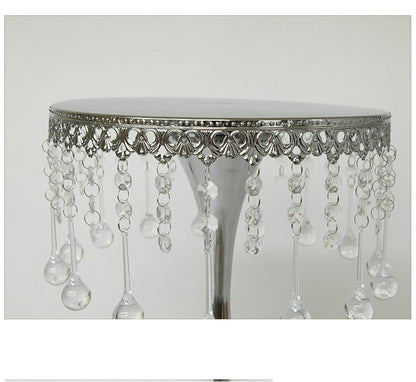 Rideau de perles de cristal de petite taille, décoration de maison, fournitures de fête