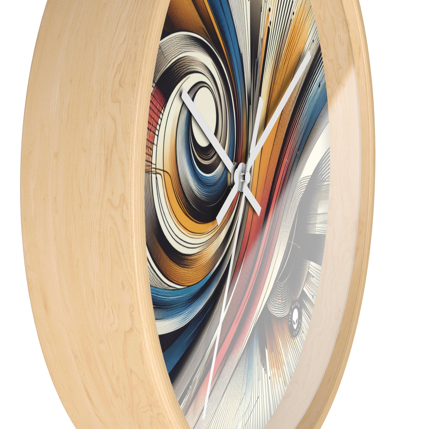 "Mechanical Harmony: A Kinetic Art Installation" - The Alien Wall Clock Kinetic Art