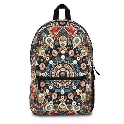 "Nature's Harmony: Floral Mandala Art" - The Alien Backpack Pattern Art