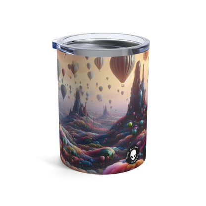 "Whimsical Sky : Une aventure surréaliste en ballon" - The Alien Tumbler 10oz