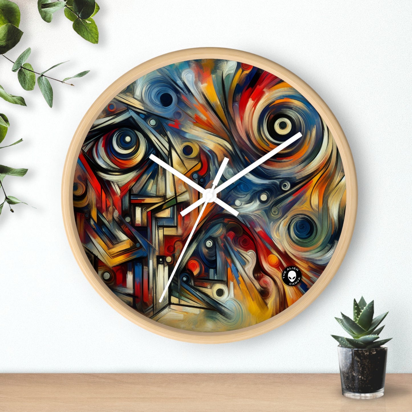 "Tempestuous Majesty" - El expresionismo alienígena del reloj de pared