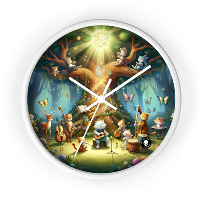 "Enchanted Forest Jam" - The Alien Wall Clock