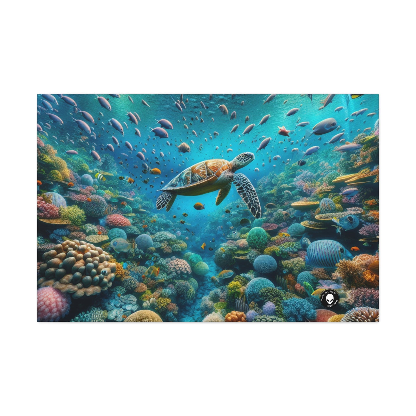 "Beneath the Surface: An Underwater Wonderland" - The Alien Canva